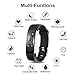 Fitness tracker with heart rate monitor, Joyzy J2 Plus Waterproof Activity Tracker, Bluetooth Smart Wristband, Sleep Monitor Steps Counter Watch, Touch Screen for Android 4.4 and Ios7.1 above