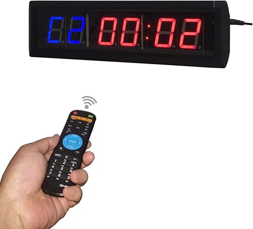 Reloj De Pared Cronometro Con Temporizador De Intervalos De