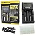 Nitecore D2 Smart Charger 2014 version with LCD display, for Li-ion 26650 22650 18650 17670 18490 17500 18350 16340(RCR123) 14500 10440 Ni-MH and Ni-Cd AA AAA AAAA C