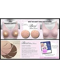 Bezi - Cubiertas para pezón, Acolchado, talla única