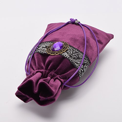 BLESSUME Atar Tarot Table Cloth and Pouch Purple