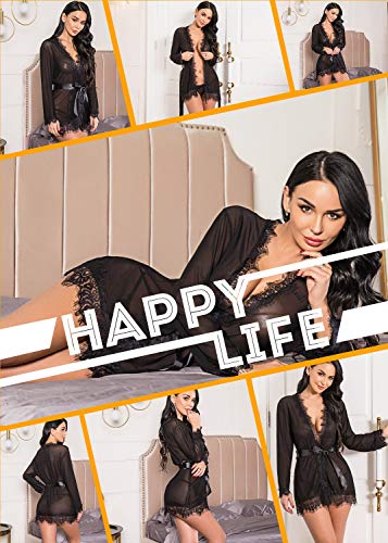 1 Avidlove+Kimono+Nightgown+Babydoll+Lingerie