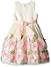 American Princess Big Girls' Ribbon Border Flower Dress