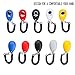 5 Pack Dog Training Clicker Deluxe Model with Wristband-[2018 New Upgrade Version] 5 Color