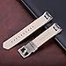 bayite Leather Replacement Bands for Fitbit Charge 2, Matte Grey