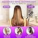 Hot Air Brush, econoLED Hair Dryer Brush, Hair Straightener Brush, One Step Hair Dryer 4-IN-1 Hot Air Spin Brush for Straightening,Curling,Salon Negative Ionic Electric Blow Dryer Straightener Curling