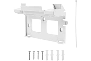 twcrvil Space Saving Wall Mount Bracket Kit Easy to Install for Starlink Gen 3 Router Mount and Power Supply Solution 2 in 1 
