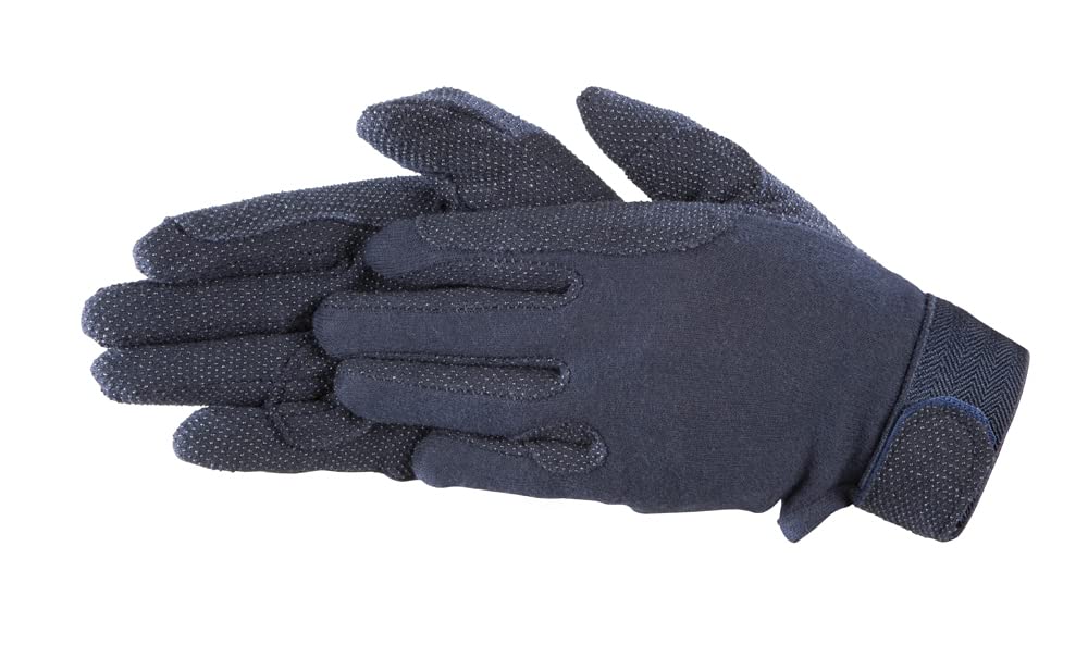 PFIFF 011318 Unisex Cotton Riding Gloves Blue XXL