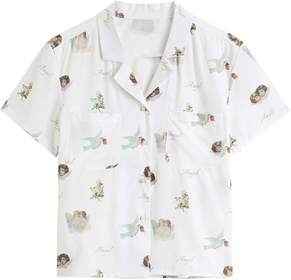 Amazon 半袖シャツ レディース カジュアル ビーチシャツ 夏服 軽量 速乾 海水浴 祭り 夏服 祭り 紫外線対策 日焼け止め ゆったり ハワイアンシャツ シャツ ブラウス 通販