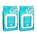 Acure Organics Coconut and Argan Oil Cleansing Towelettes for Face and Body, All Natural and Biodegradable, 30 Count (Pack of 2)