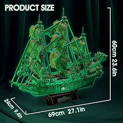 3D Puzzles for Adults Glow in The Dark The Flying