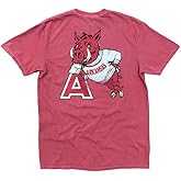 Houndstooth Clothing Co., Arkansas Razorback Leaner Tee, Officially Licensed NCAA, 100% Cotton, Men's and Women's SM-2XL