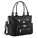 JJ Cole Caprice Diaper Tri Stitch Bag, Black
