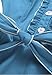 Anni Coco Women's 1950s Cap Sleeve Swing Vintage Party Dresses Sky Blue Large