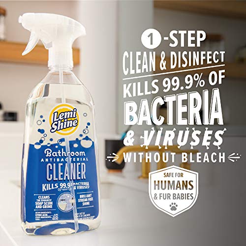Lemi Shine Bathroom Disinfecting Spray, Foaming Bathroom Cleaner for