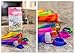 ICE DELISH 6 pack Silicone Popsicle Molds - Fun Rainbow Colors - Make Healthy Desserts for the Family, or “Adult Beverage” Ice Pops!