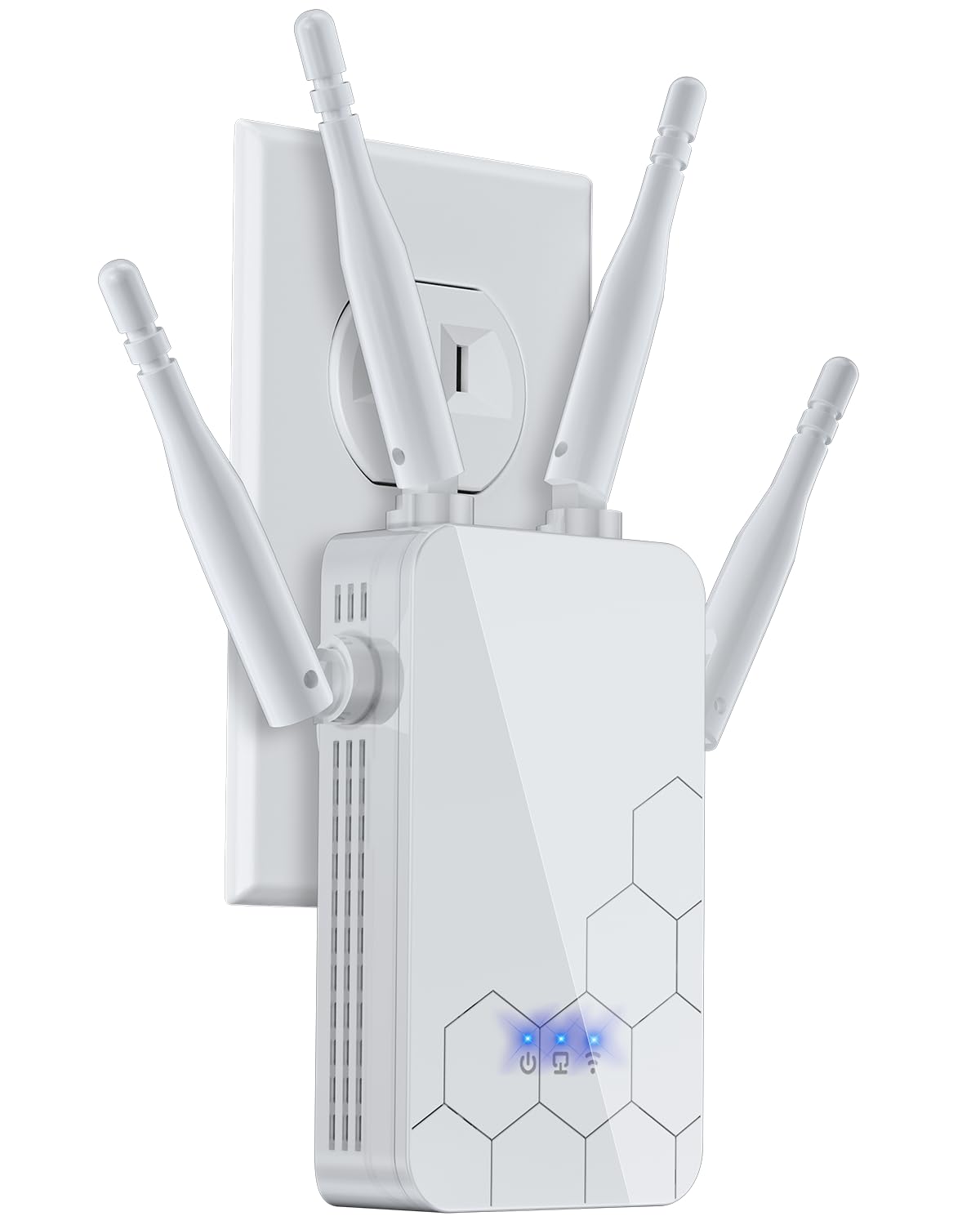 Photo 1 of 2025 WiFi Extender Internet Booster, Wireless Routers Amplifier, Mesh Wi-Fi 80% Faster | Broader Than Ever, Support More Network Devices at Home, 1-Tap Setup