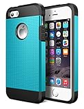 iPhone 5S Case,iPhone SE Case,Geminiman Hybrid Dual Layer Slim Case Flexible TPU Bumper & Hard PC Back Rugged Premium ShockProof Protective Durable Cover For iPhone 5S/SE/5(Blue)