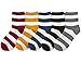 Yonovo Fabric Women's Patterned Cotton Socks (5 Pack in Gift Box) Shoe Size 4-9