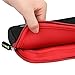 7-8 inch Tablet Sleeve, Evecase® 7~8 inch Tablet Ultra-Portable Neoprene Zipper Carrying Sleeve Case Bag with Accessory Pocket - Black/Red
