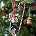 Candy Cane Hanging Ornaments 7 Inches 12Pc Red White Christmas Ornament