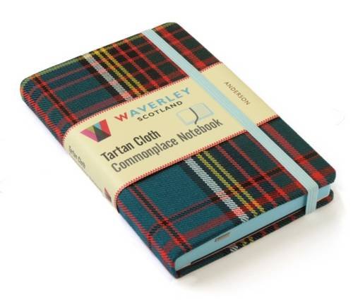 Anderson: Waverley Genuine Tartan Cloth Commonplace Notebook (Waverley Scotland Tartan Cloth Commonplace Notebooks/Gift/stationery/plaid)