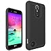 LG K20 Plus Case, LG K20 Case, LG K20 V K20V Phone Case, LG Harmony Case, LG Grace LTE Phone Case, OEAGO [Shockproof] Hybrid Dual Layer Defender Protective Case Cover - Black