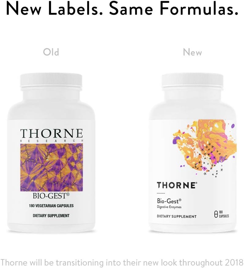 Thorne Research BioGest Blend of Digestive Enzymes to Aid