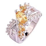 Psiroy Women's 925 Sterling Silver 1.5ct Morganite Filled Ring
