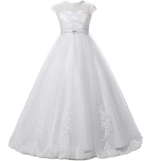 white dress for tweens