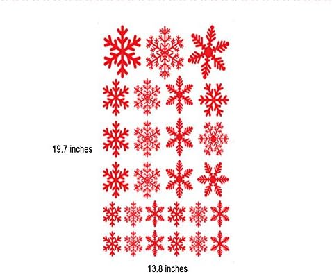 Christmas Decorations Christmas Snowflake Window stickers Glass Christmas Stickers Snowflake Sticker