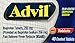 Advil Film Coated Tablets Pain Reliever and Fever Reducer, Ibuprofen 200mg, 40 Count, Fast-Acting Formula for Headache Relief, Toothache Pain Relief and Arthritis Pain Relief
