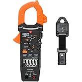 Klein Tools 80197 AC/DC Clamp Meter Kit with Magnetic Hanger Set | Auto-Ranging TRMS, 400 Amp, NCVT Set with Clamp Meter, Carrying Case, Test Leads, Thermocouple, Magnetic Hanger, Batteries