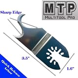MTP Tm Knife Blade Stainless Steel Oscillating Multi Tool Saw Blade for Fein Multimaster Bosch Multi-x Craftsman Nextec Dremel Multi-max Ridgid Dremel Chicago Proformax Blades
