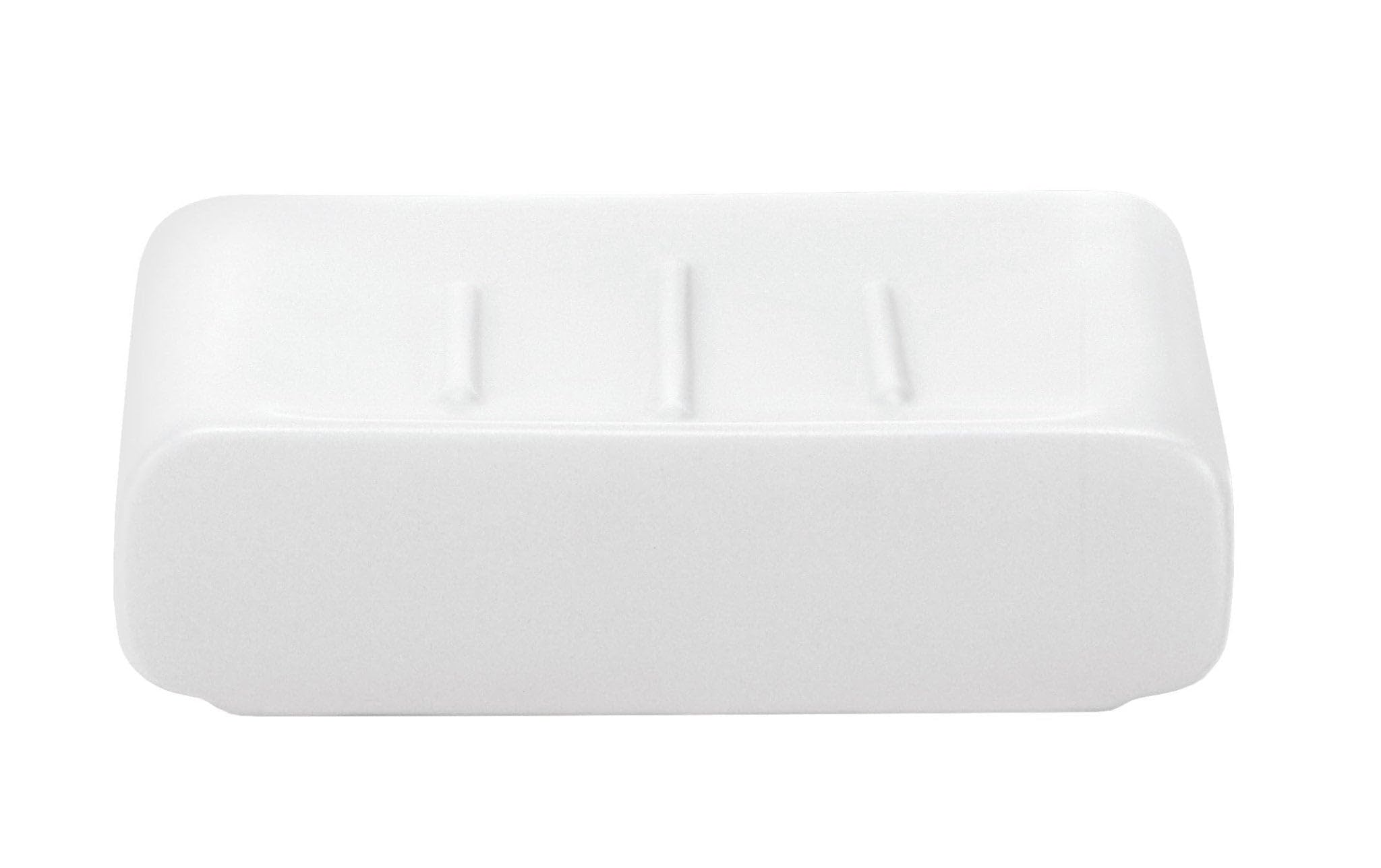 Kleine Wolke Stoneware Cubic Soap Dish, White