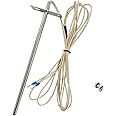 FCCUM RTD RTD Temperature Probe Sensor Grill, Replacement Parts for Traeger Digital Thermostat, Temperature Probe Compatible with Traeger Wood Pellet Grill