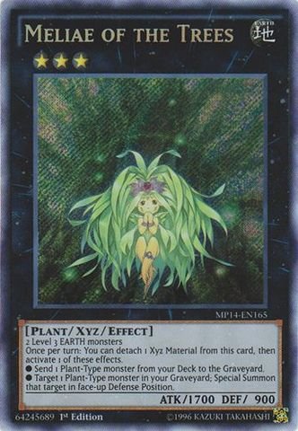 Yu-Gi-Oh! - Meliae of the Trees (MP14-EN165) - Mega Pack 2014 - 1st Edition - Secret Rare
