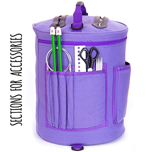 1 Yarn+Storage+Bag+Knitting+Organizer