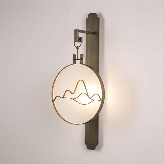 Nueva lámpara de pared Zen china sala de estar lámpara de pared