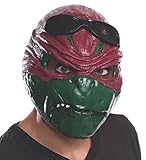 Rubie's Men's Teenage Mutant Ninja Turtles Movie Raphael Adult 3/4 Mask, Multi, One Size