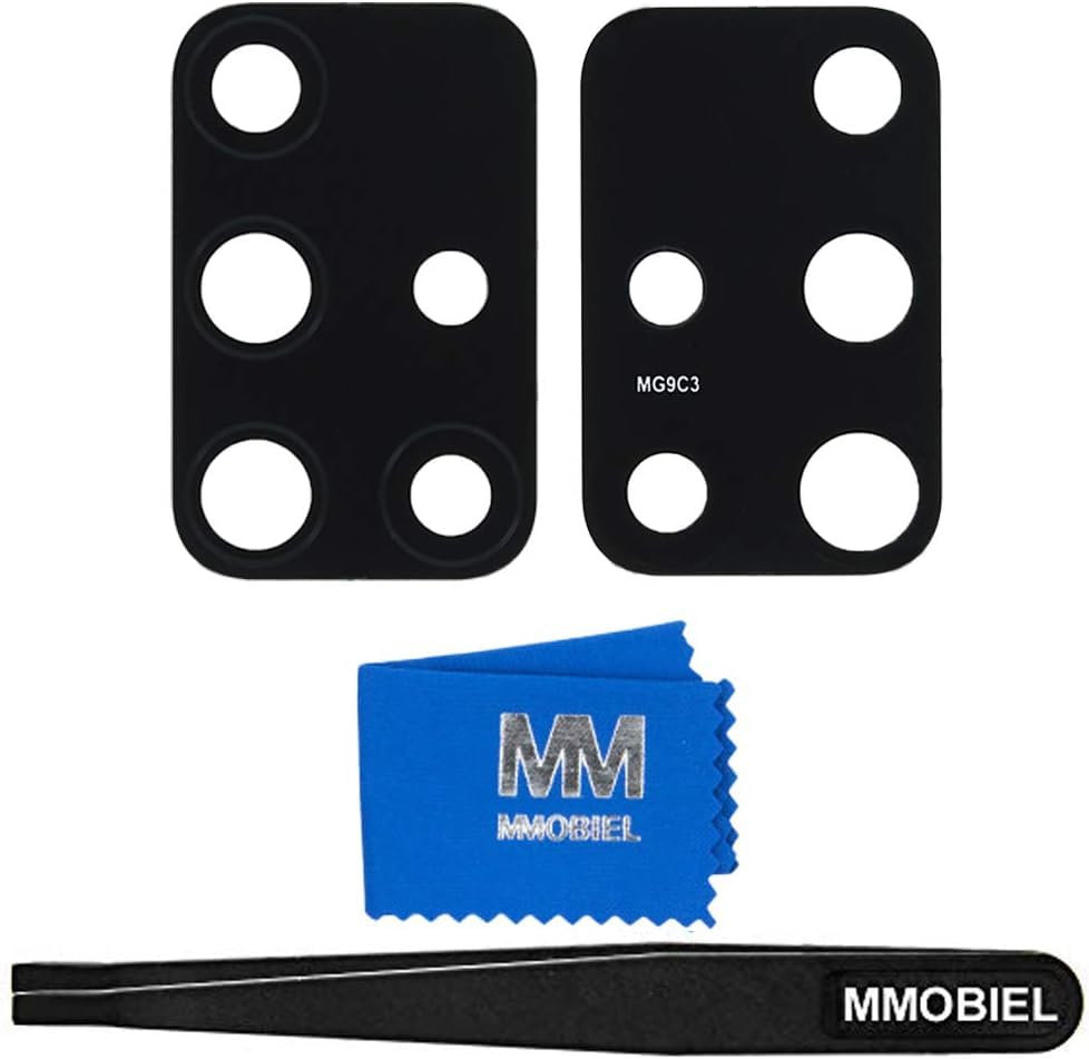 MMOBIEL Back Rear Camera Glass Lens Replacement Compatible with Samsung Galaxy A71 2020 - Incl. Double Sided Adhesive, Tweezer and Cloth