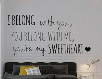The Lumineers Ho Hey Lyrics Large 44wx22h Inches Wall Decal Quote Words Song Bedroom Art Decor Vinyl Lettering Amazon Co Uk Diy Tools 44wx22h inches wall decal quote words