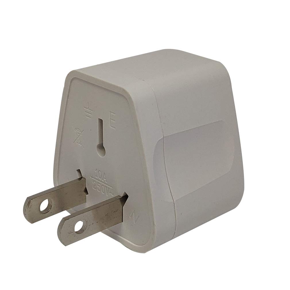 ZOER 全世界対応マルチ変換プラグA型(海外電化製品を日本で利用) A,BF, SE,C, B3, O,B, コンセント変換アダプター 電源形状変換プラグ 世界の家電を日本で使える, 世界のコンセントを日本仕様に変換 (002-WT)商品画像