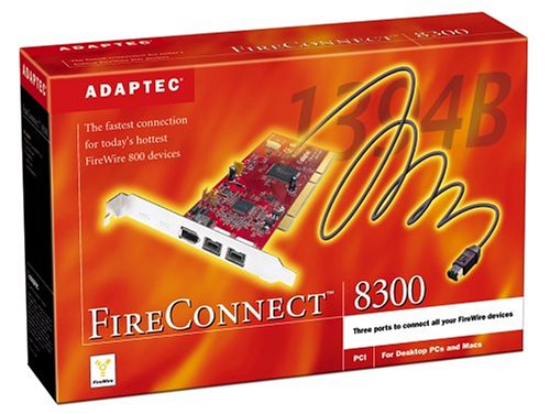 Adaptec FireConnect 8300 Firewire PCI Card (2065200)