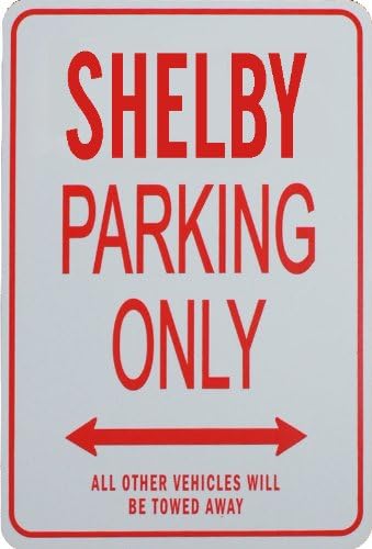 Shelby Parking - Miniature Fun Parking Sign