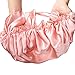 NMM Global 100% Natural Silk Night Sleep Cap Soft Sleeping Bonnet for Women Hair Care (Pink)