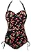 Angerella Vintage Retro Pin Up Halter One Piece Swimsuit Monokinis