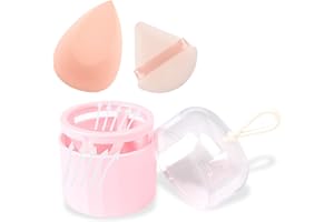 BANIDY Toiletry Sponges Set Blender Beauty Sponge with Holder Makeup Blender Flawless for Foundation, Liquid,Facial Makeup Tools Beauty Gift Set