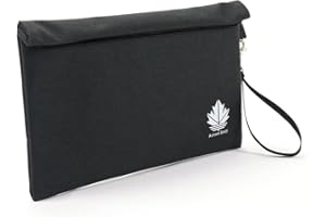 4every No Smell Container with Mesh Divider Smell Proof Bag 11" x 6" Odorless Stash Storage Pouch & Case Eliminate Stink Scent