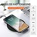10W Ultra Slim Fast Qi Wireless Charger【3 Types Charging Mode】 7.5W Compatible iPhone 丨10W Compatible Samsung 丨5W All Phones